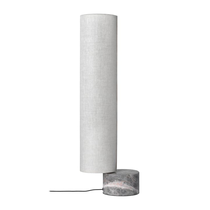 Lámpara de pie Unbound 80 cm, Tejido-mármol gris GUBI