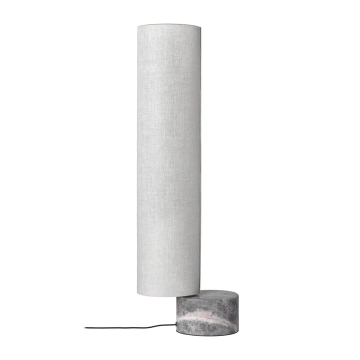 Lámpara de pie Unbound 80 cm - Tejido-mármol gris - GUBI