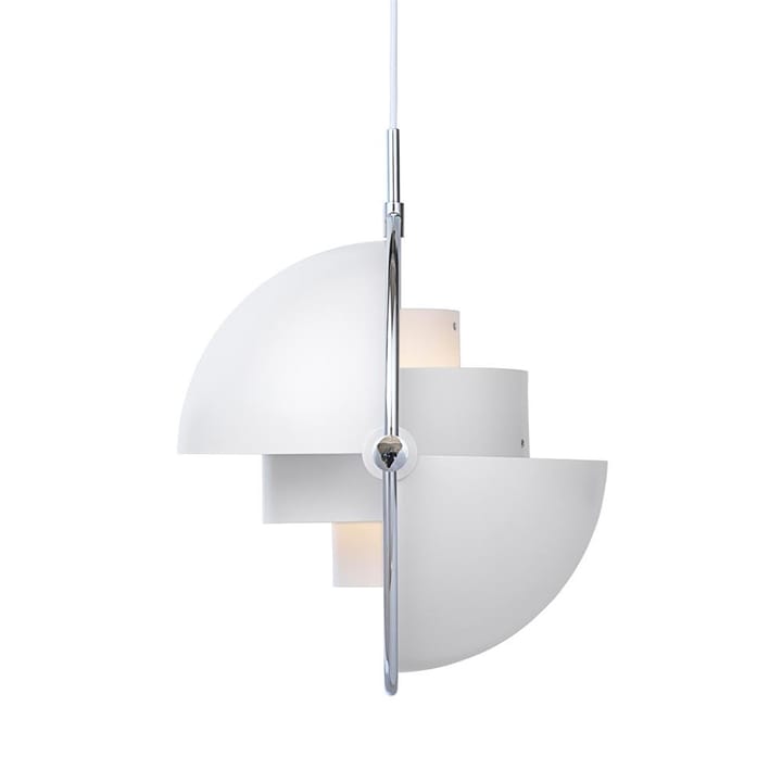 Lámpara de techo Multi-Lite, cromo-blanco GUBI
