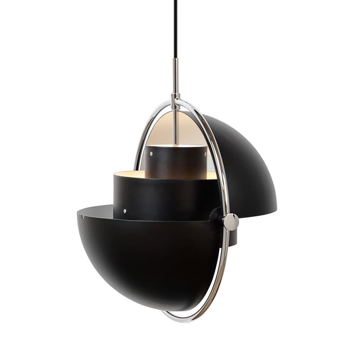 Lámpara de techo Multi-Lite, cromo-negro GUBI
