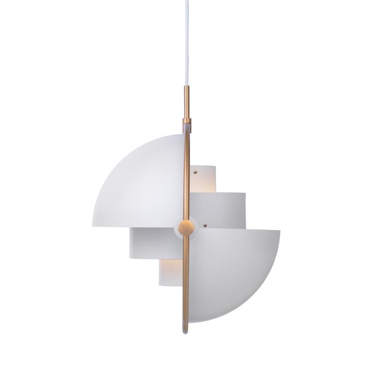 Lámpara de techo Multi-Lite, latón-blanco GUBI