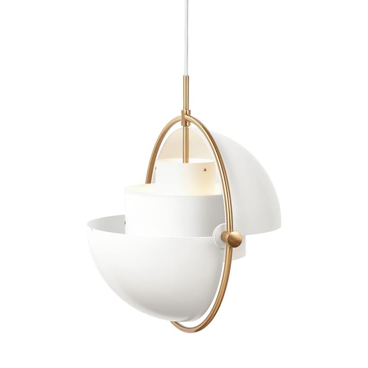 Lámpara de techo Multi-Lite, latón-blanco GUBI