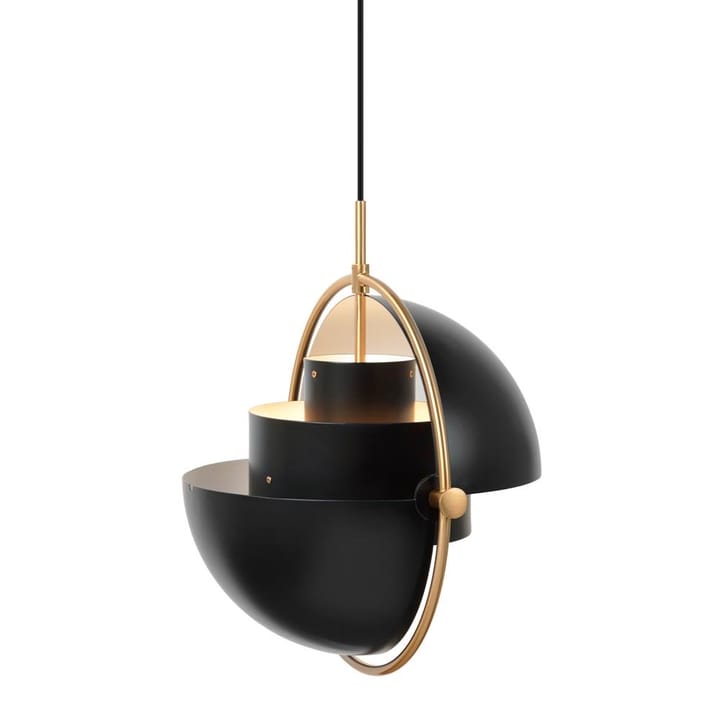Lámpara de techo Multi-Lite, latón-negro carbón GUBI