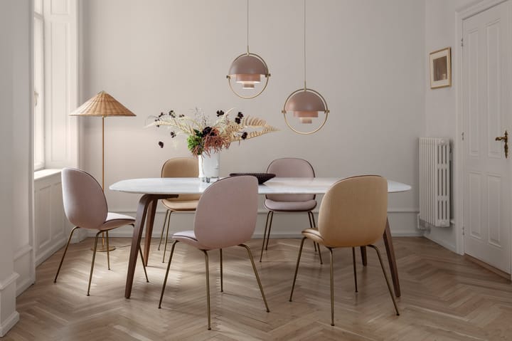 Lámpara de techo Multi-Lite, latón-rosa GUBI