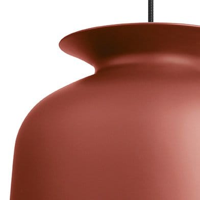 Lámpara de techo Ronde L, Rusty red (rojo) GUBI