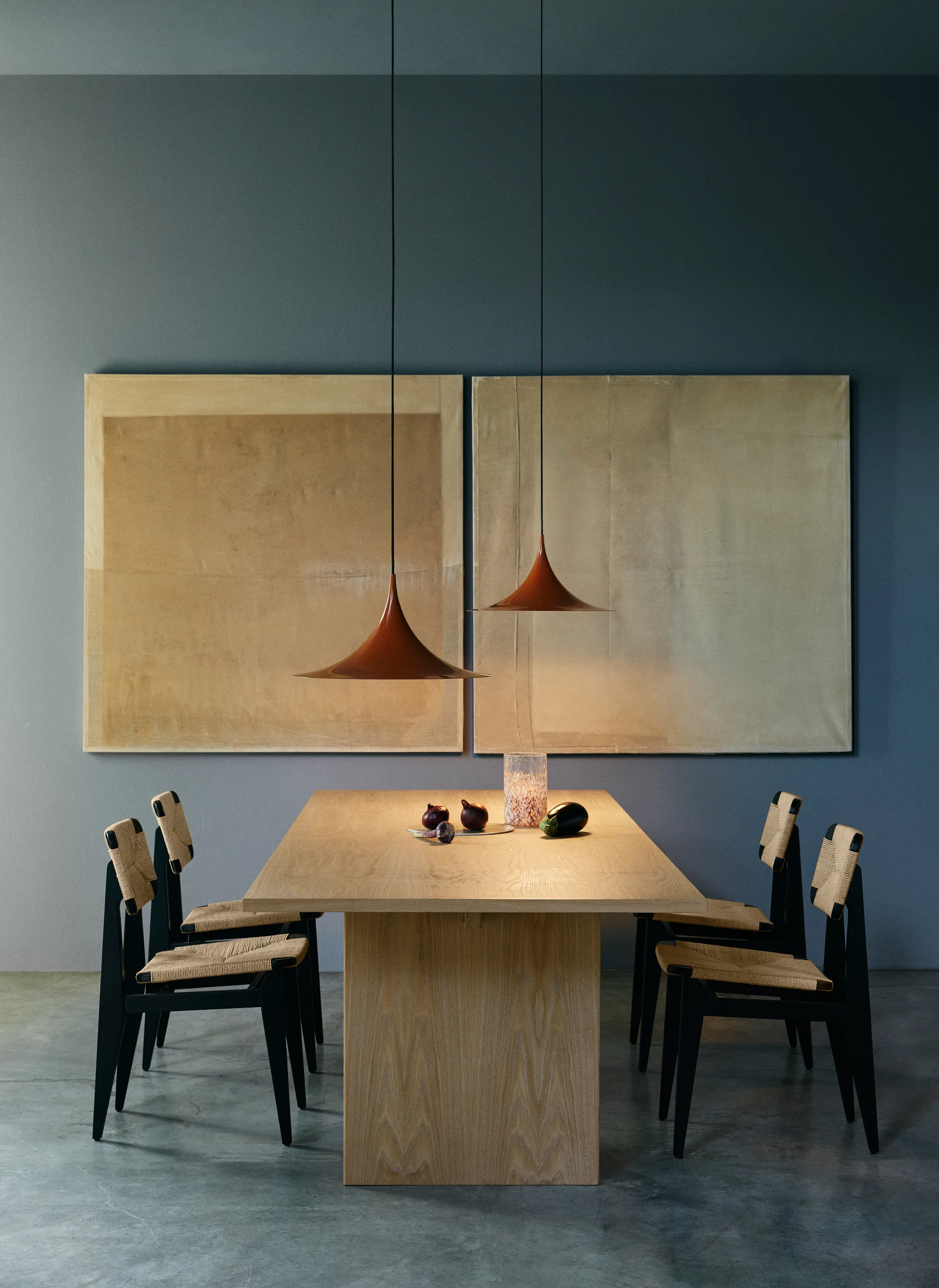 Lámpara de techo Semi Ø 30cm, Roasted pumpkin glossy GUBI