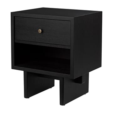 Mesa auxiliar Private 40x50 cm - Marrón-roble teñido de negro - GUBI