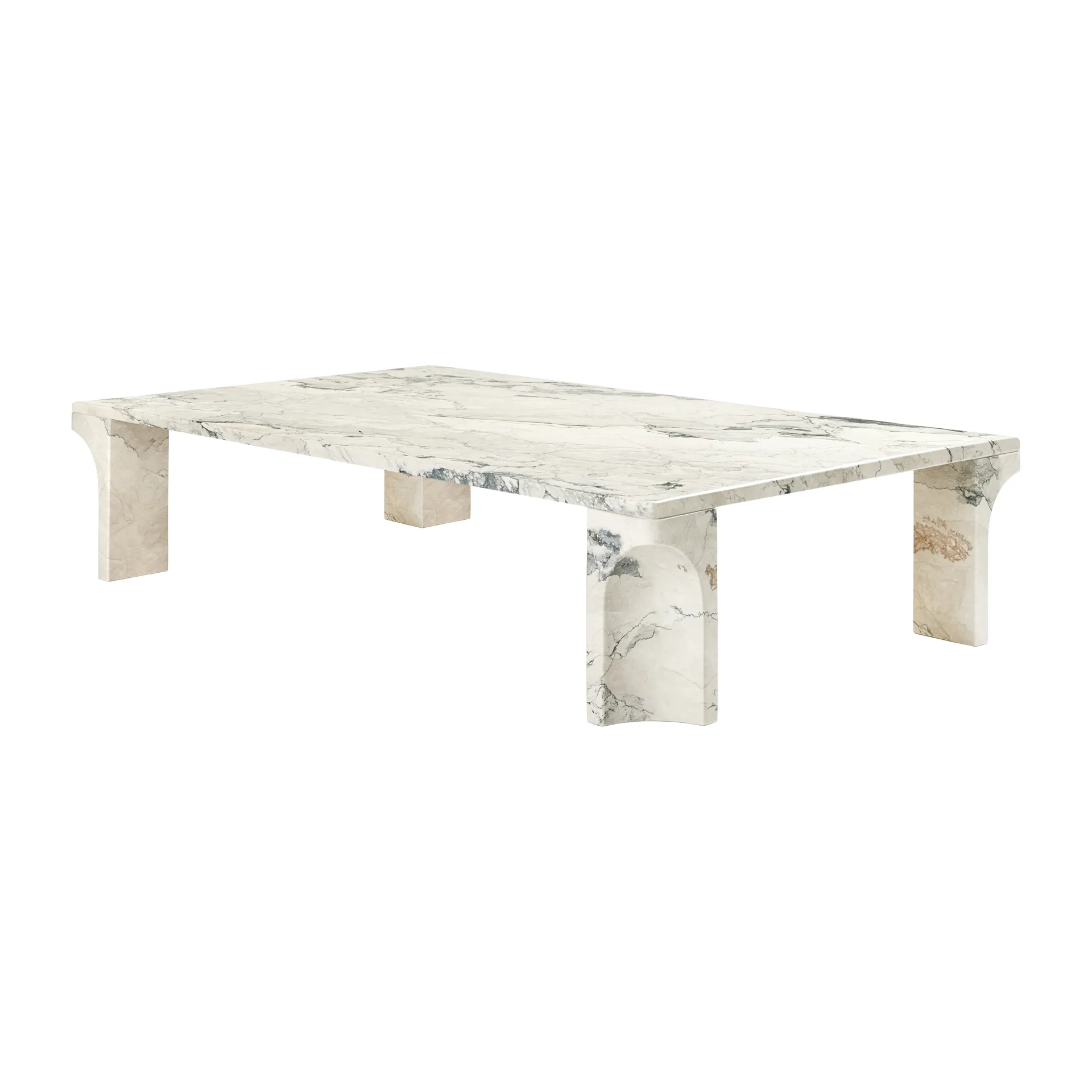 Mesa de centro Doric 80x140 cm, Electric grey GUBI