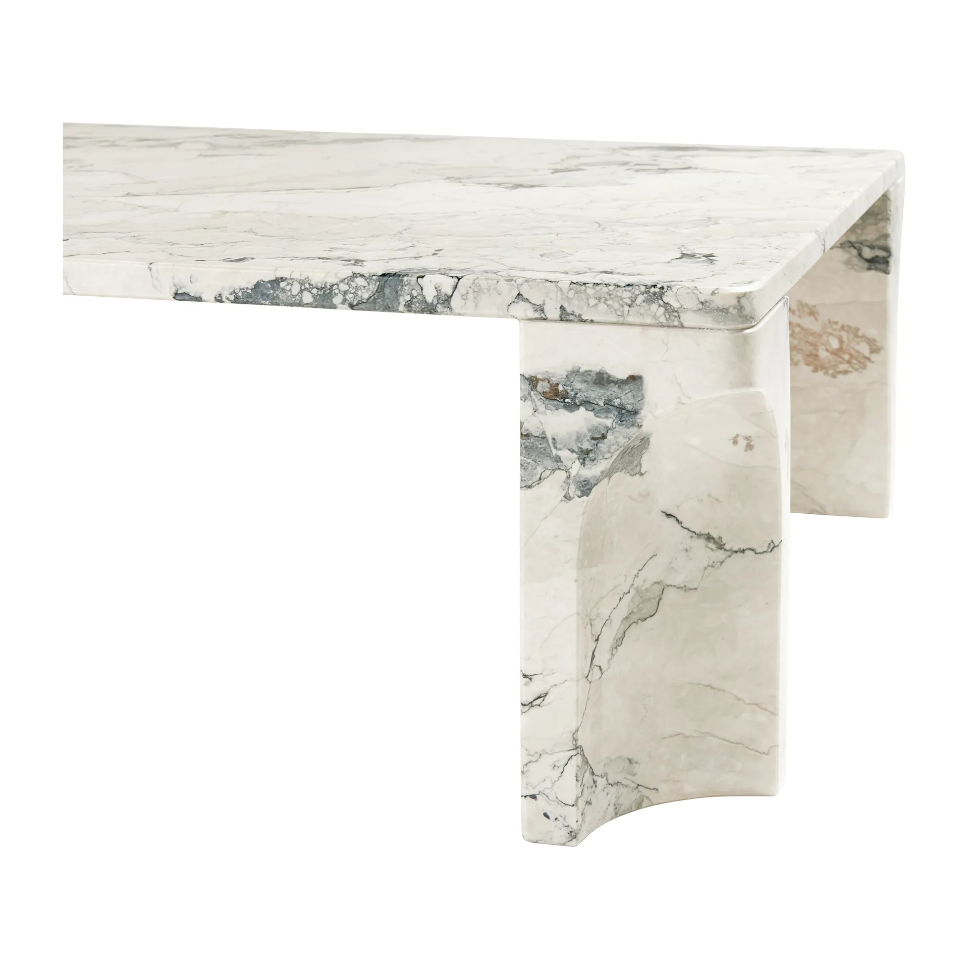 Mesa de centro Doric 80x140 cm, Electric grey GUBI