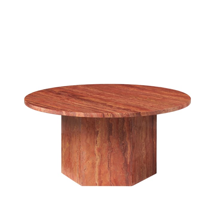 Mesa de centro Epic - Red, Ø80 - GUBI