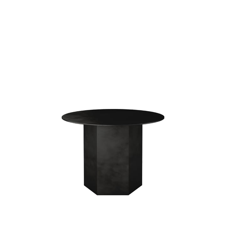 Mesa de centro Epic Steel - Midnight black, Ø60cm - GUBI