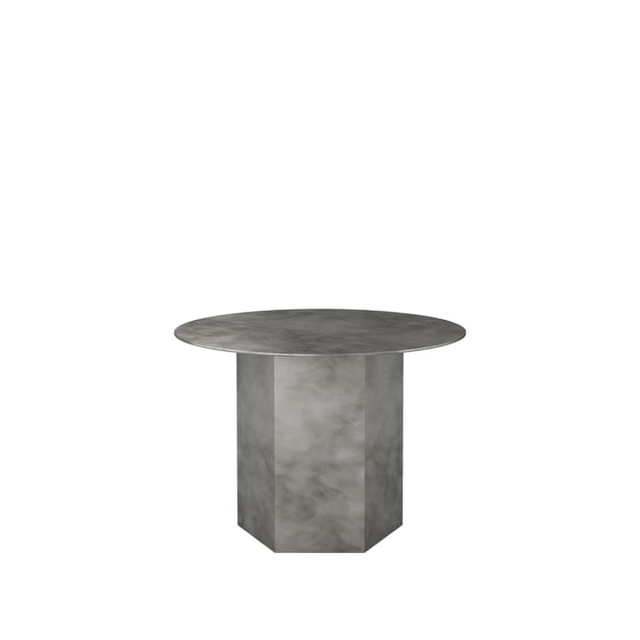 Mesa de centro Epic Steel - Misty grey, Ø60cm - GUBI