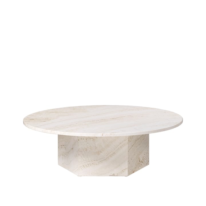 Mesa de centro Epic - White, Ø110 - GUBI