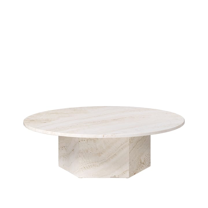 Mesa de centro Epic - White, ø110 - GUBI