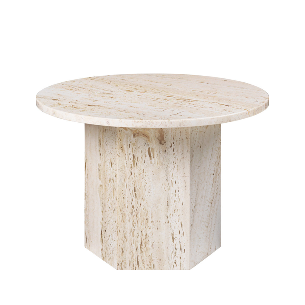GUBI Mesa de centro Epic White, 60 | Decoración & Diseño Nórdico | Mesas de centro | Blanco