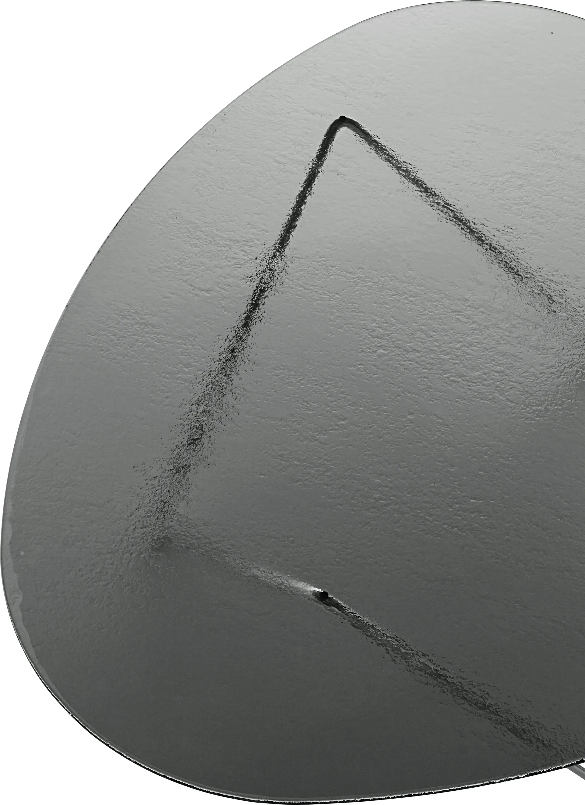 Mesa de centro Pedrera, Cromo-vidrio estructurado smoke GUBI