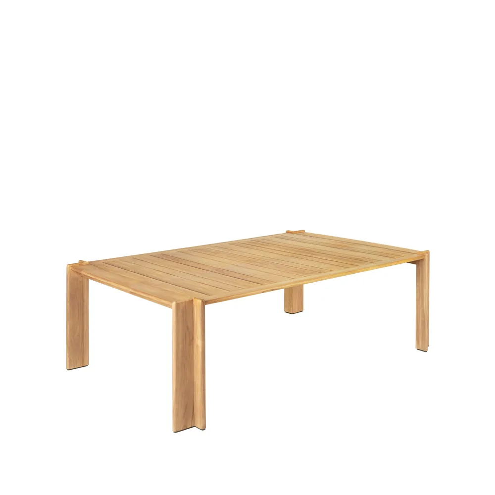 Mesa de comedor Atmosfera, Teak, 209x105 cm GUBI
