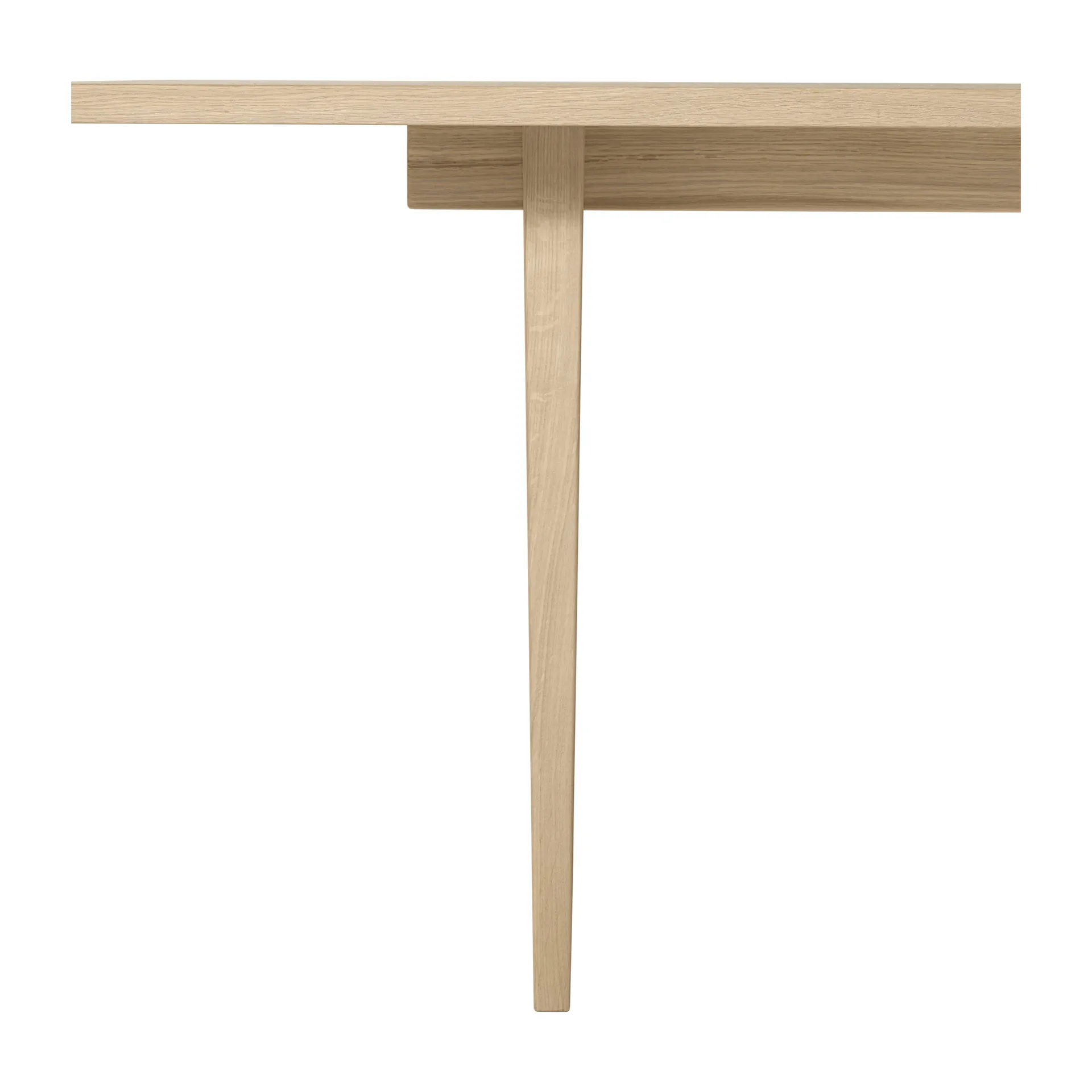 Mesa de comedor Private 100x260 cm, Roble teñido claro GUBI