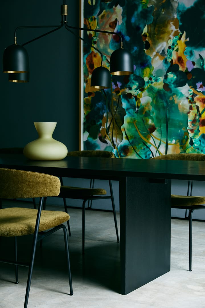 Mesa de comedor Private 100x260 cm, Roble teñido de marrón-negro GUBI