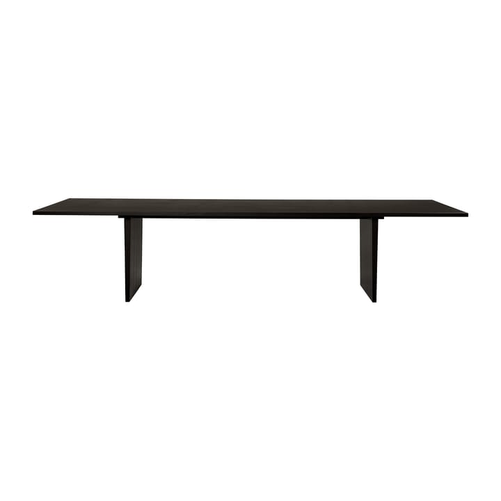 Mesa de comedor Private 100x320 cm - Roble teñido de marrón-negro - GUBI