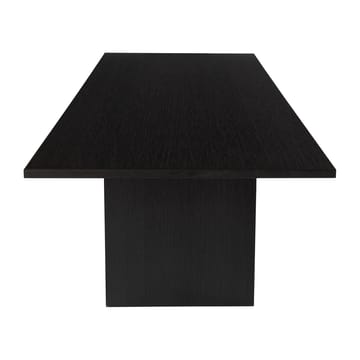 Mesa de comedor Private 100x320 cm - Roble teñido de marrón-negro - GUBI