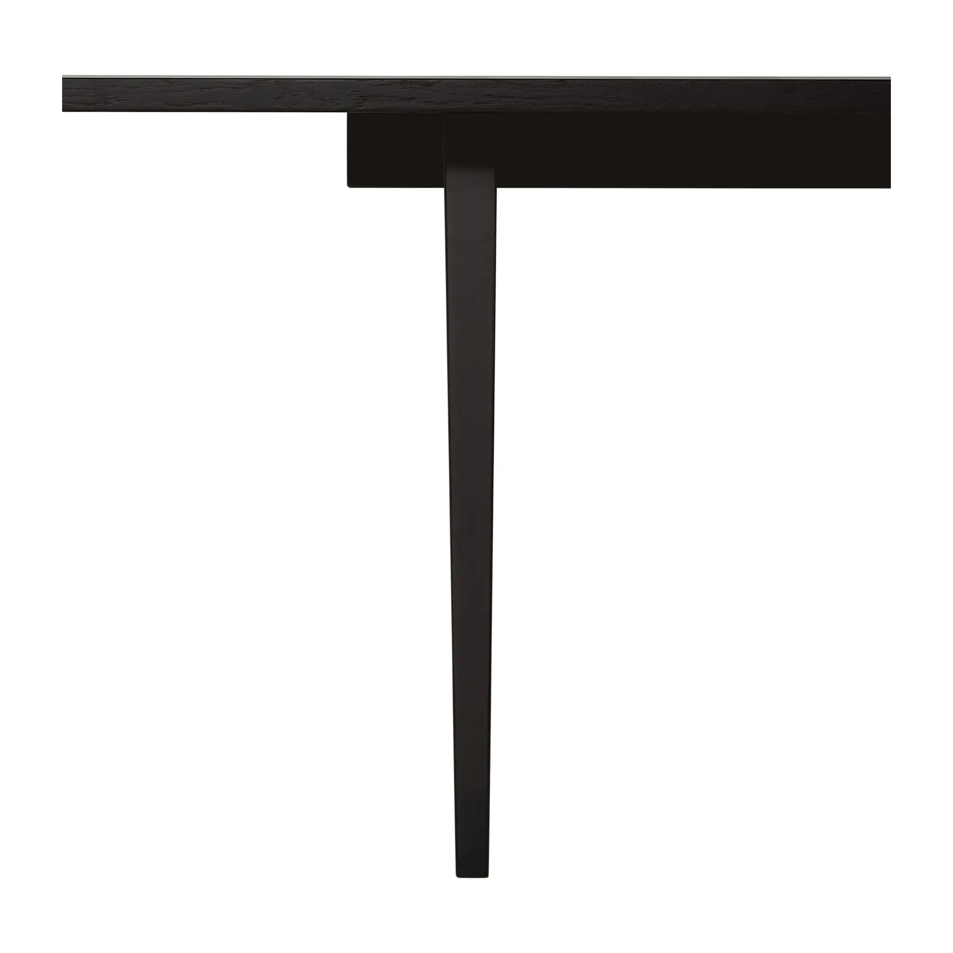 Mesa de comedor Private 100x320 cm, Roble teñido de marrón-negro GUBI