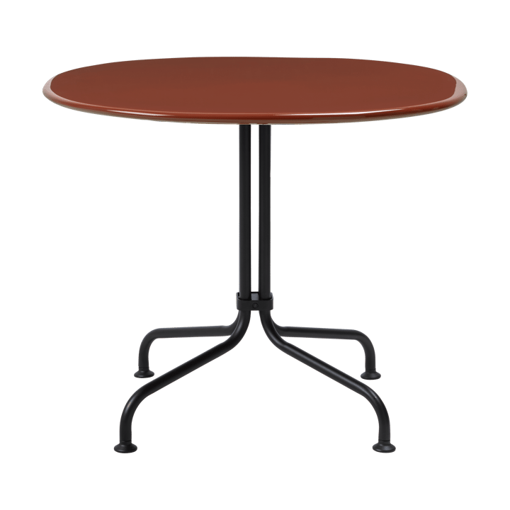Mesa lounge Carmel Bistro 75x75 cm - Rock red-black semi matt - GUBI
