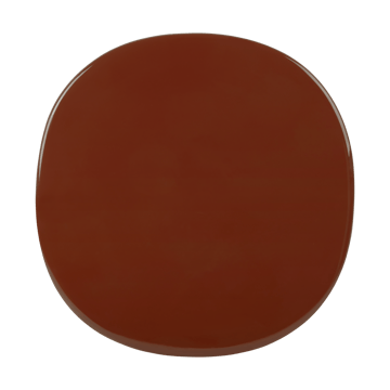 Mesa lounge Carmel Bistro 75x75 cm - Rock red-black semi matt - GUBI