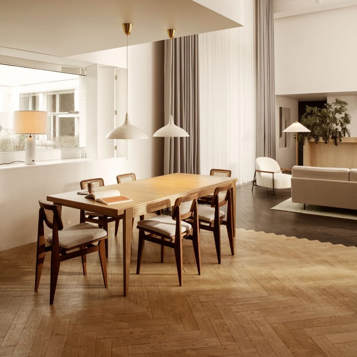 Mesa S-table, Oak matt lacqured, extendable GUBI