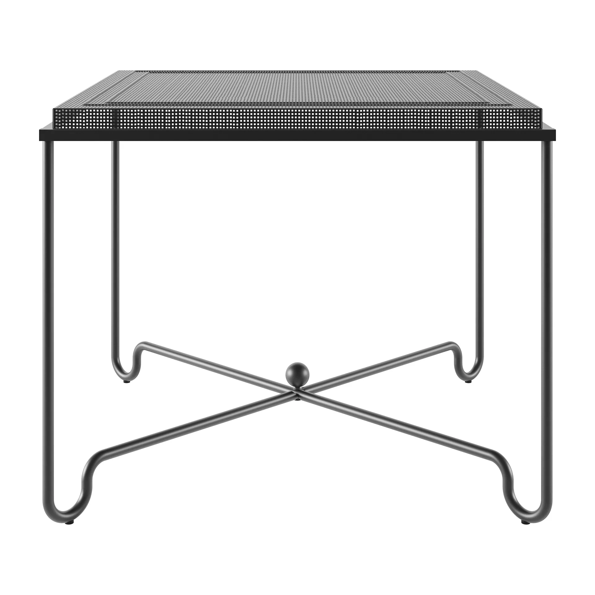 Mesa Tropique 90x90x75 cm, Classic black GUBI