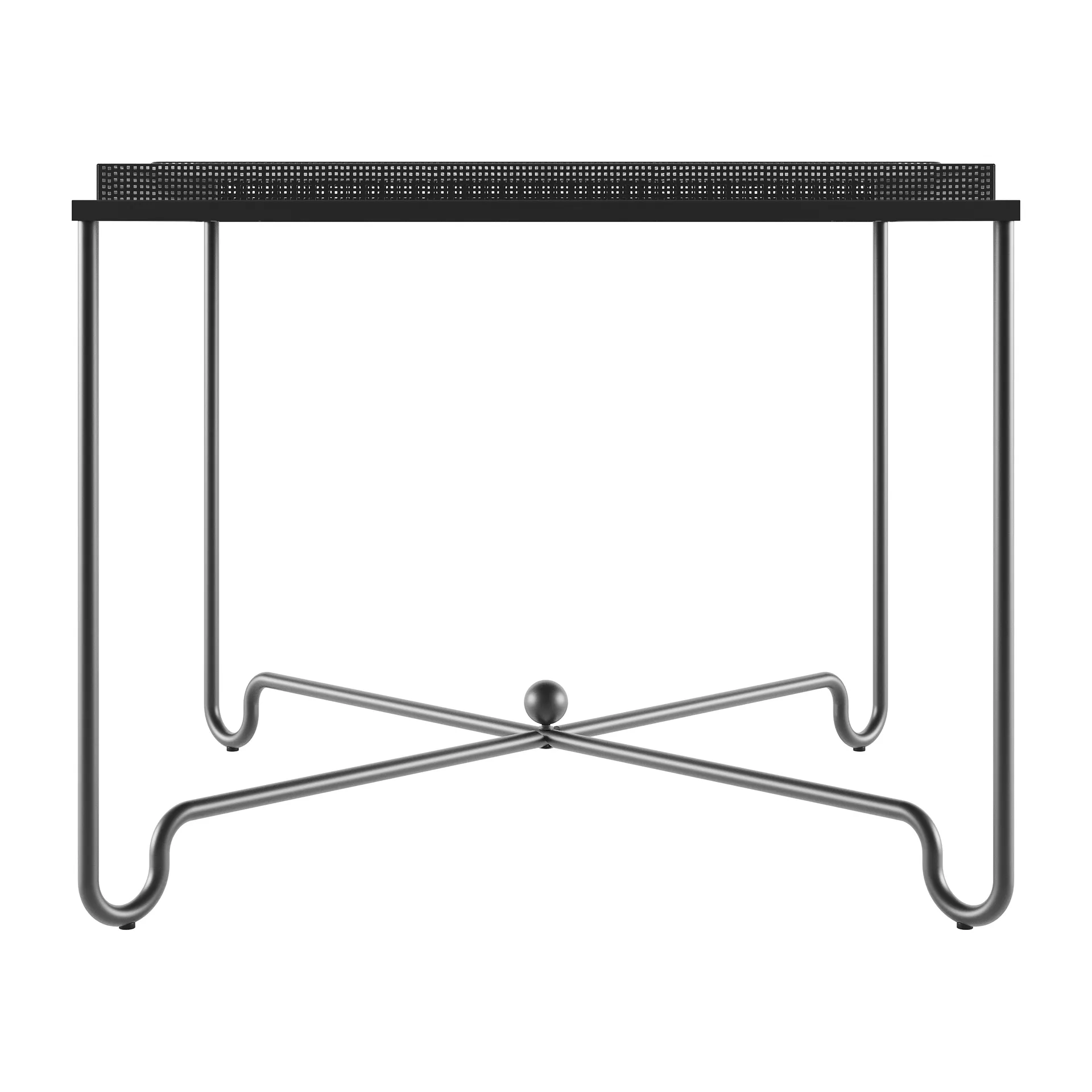 Mesa Tropique 90x90x75 cm, Classic black GUBI