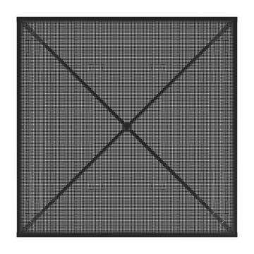 Mesa Tropique 90x90x75 cm - Classic black - GUBI