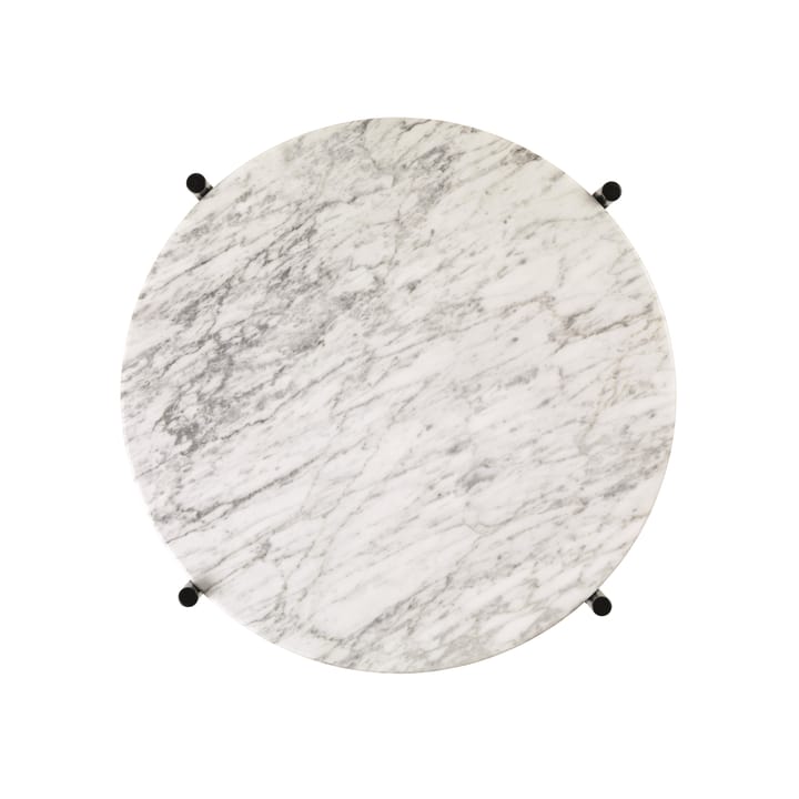 Mesa TS Ø 40 cm, mármol blanco GUBI