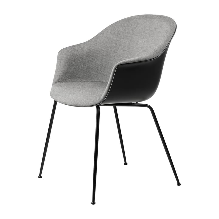 Silla Bat Dining Chair front upholstered conic base - Remix 3 nr.152-black - GUBI
