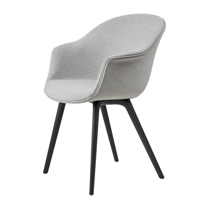 Silla Bat Dining Chair fully upholstered plastic base - Remix 3 nr.123-black - GUBI