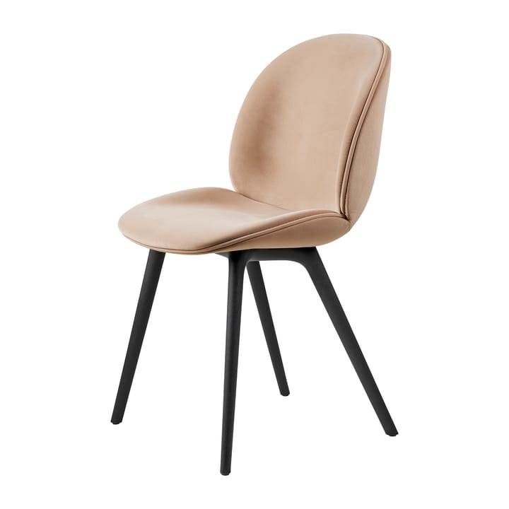 Silla Beetle dining chair fully upholstered-plastic base - Sunday 034-black - GUBI