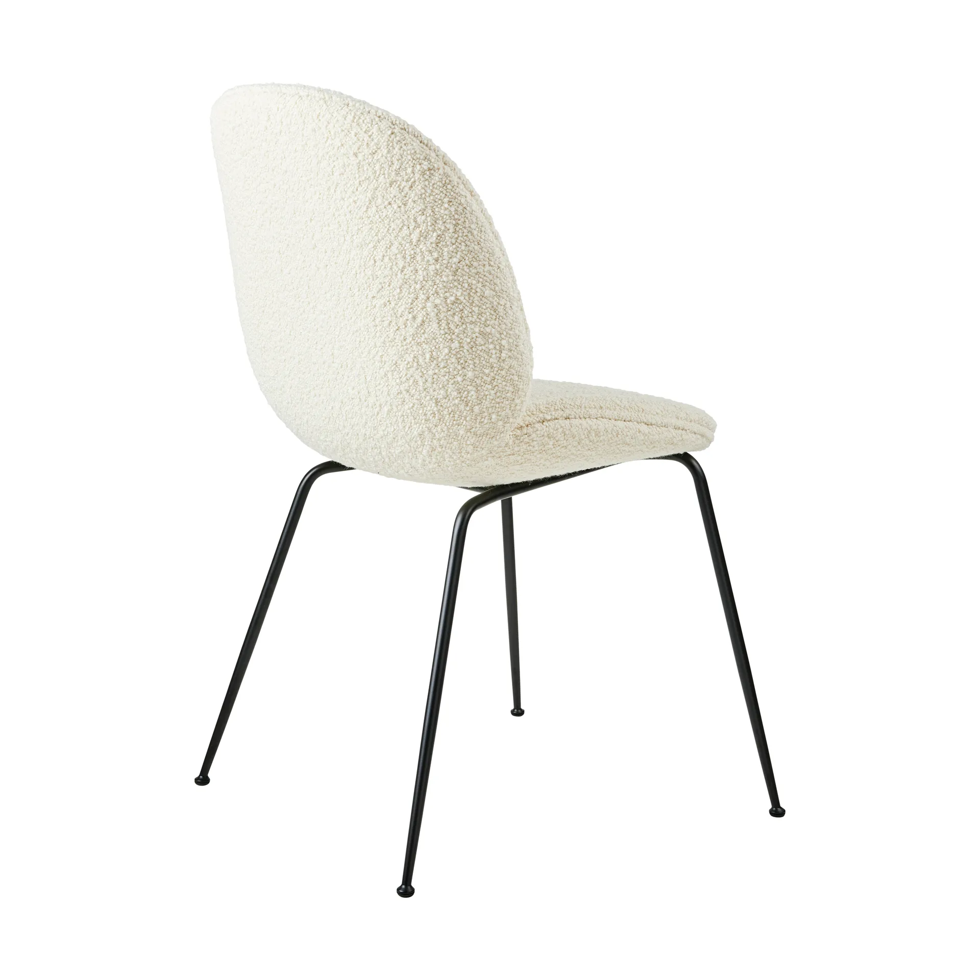 Silla Beetle Flanay Upholstered, Karakorum 001-estructura negra GUBI