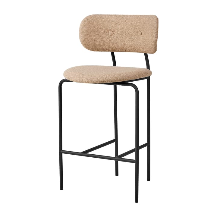 Silla Coco counter chair fully upholstered - Around bouclé 004-black - GUBI