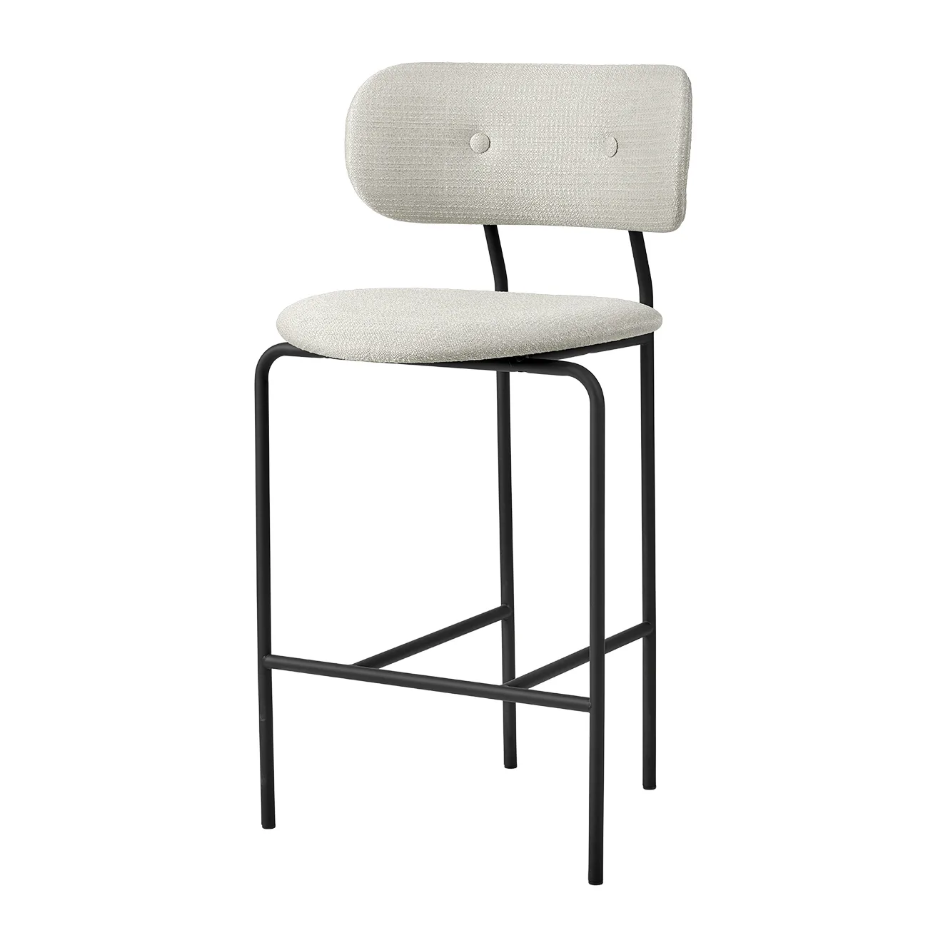 Silla Coco counter chair fully upholstered, Eero special FR 106-black GUBI
