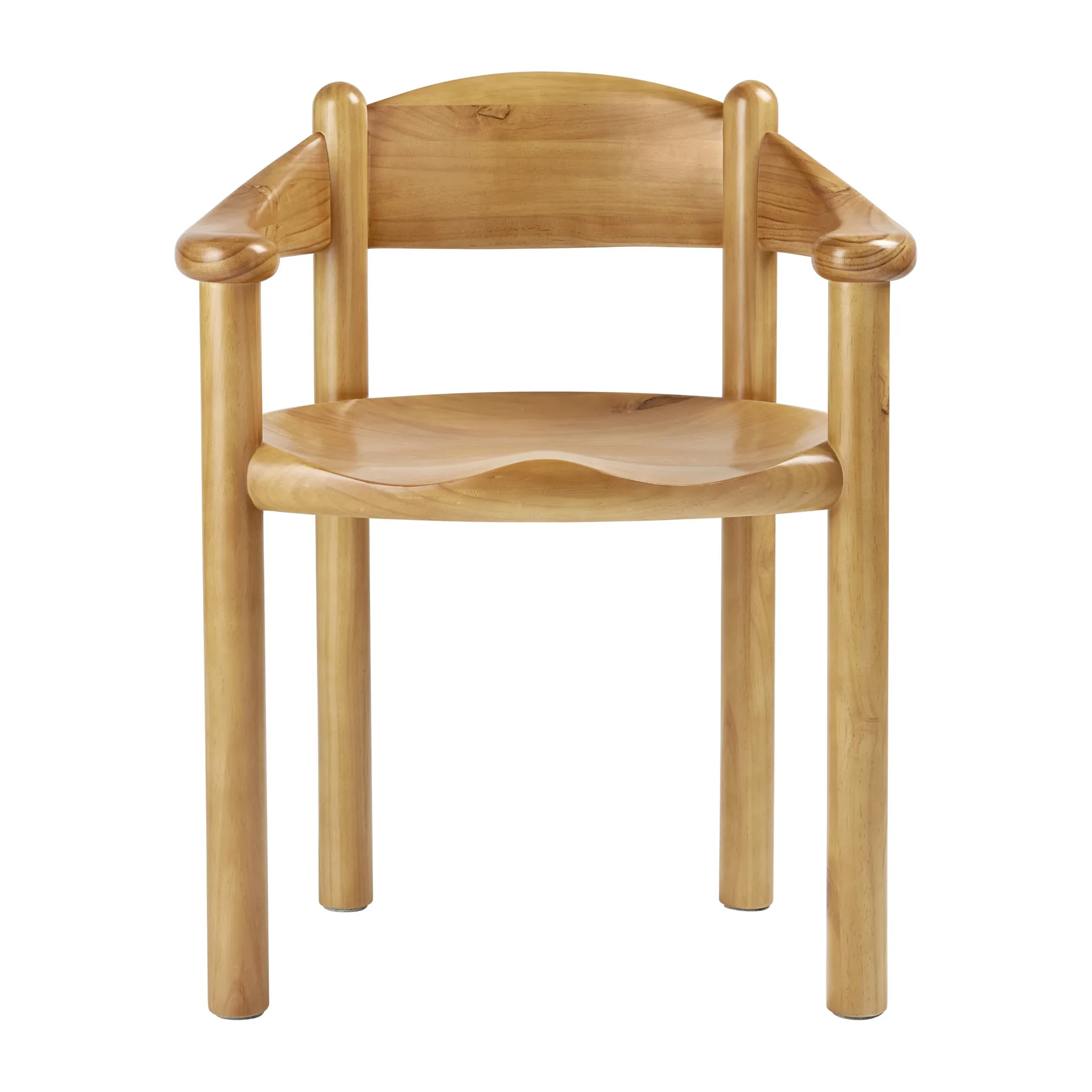 Silla con reposabrazos Daumiller, Golden pine GUBI