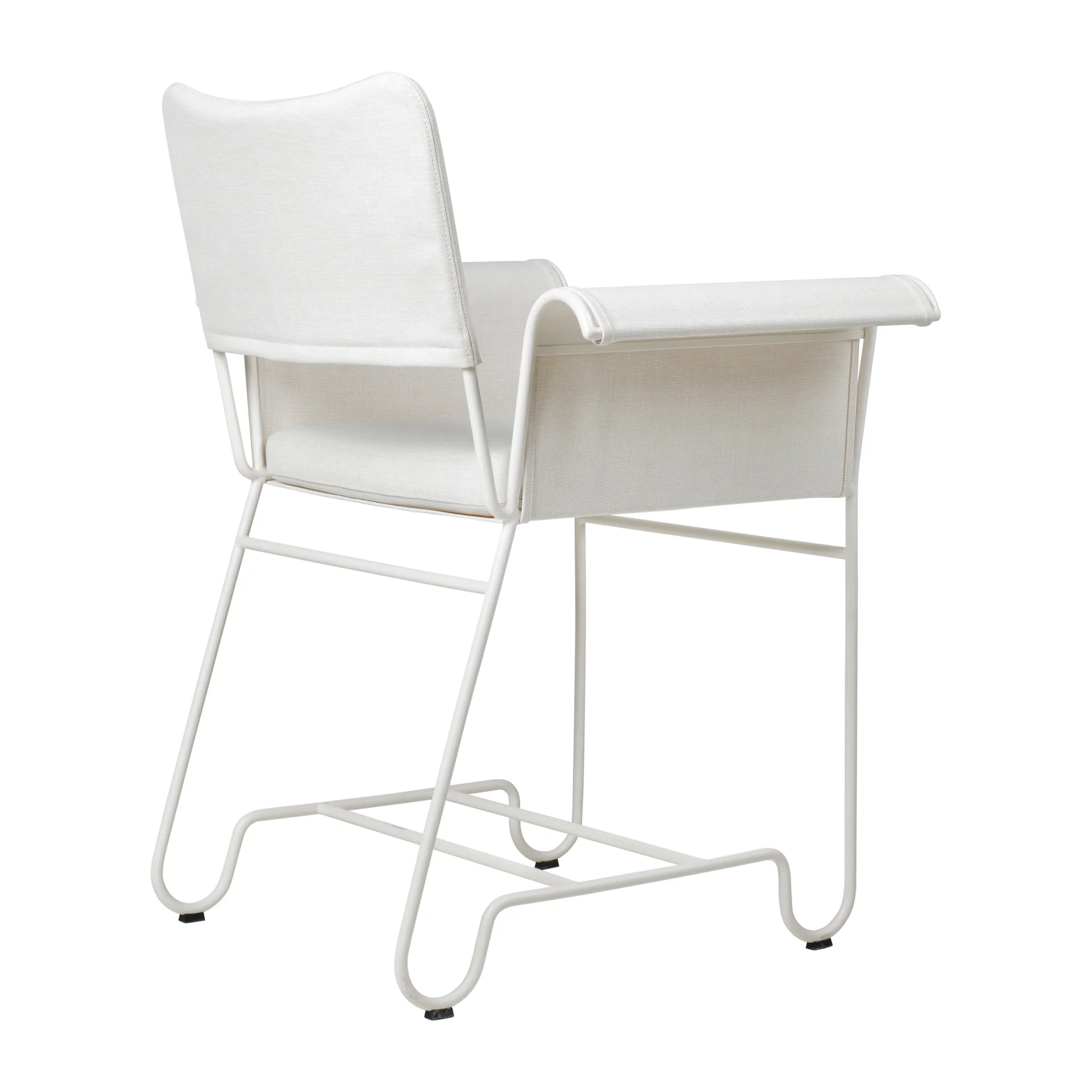 Silla con reposabrazos Tropique, White semi matt-Leslie 06 GUBI