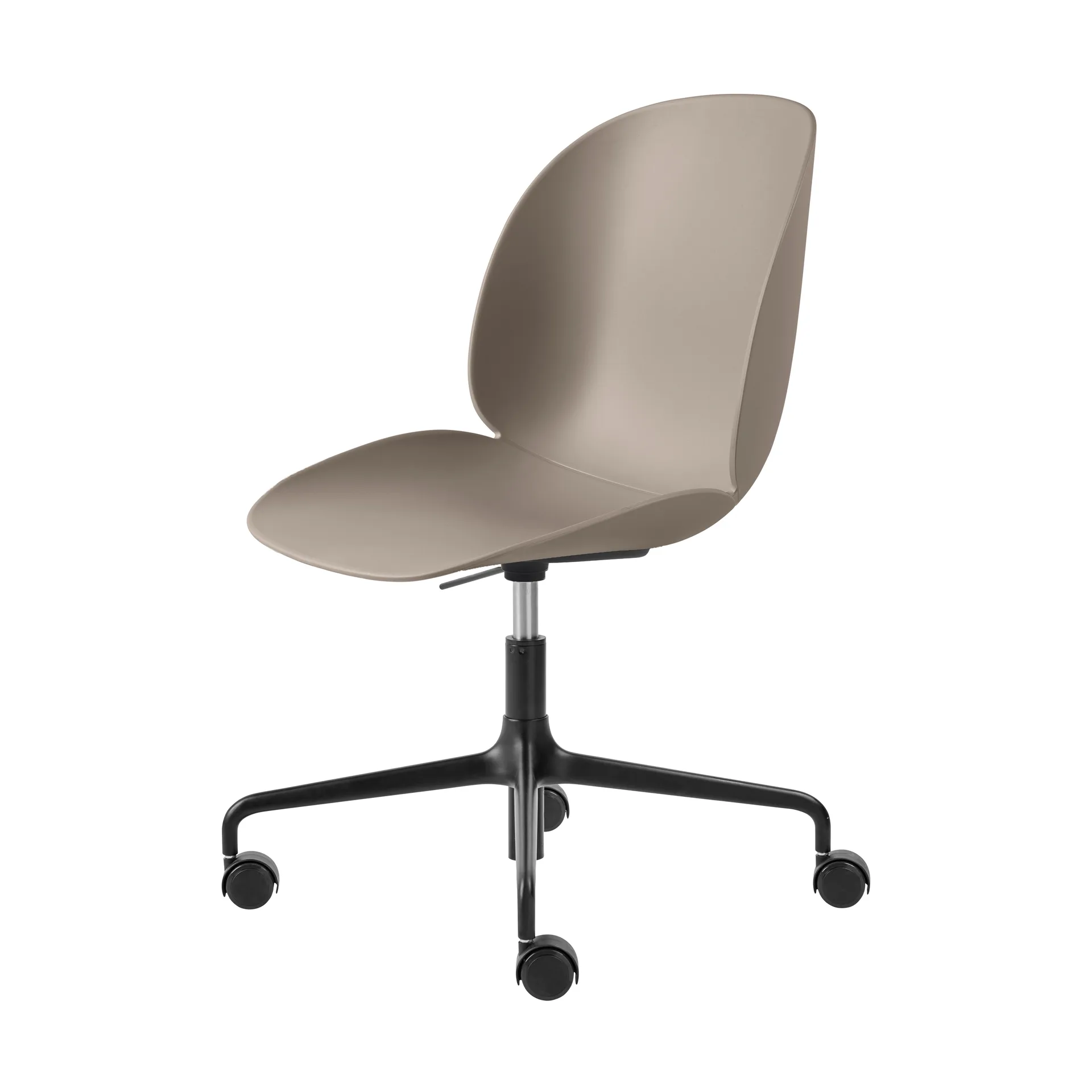 Silla de oficina Beetle Meeting Chair, New beige-black GUBI