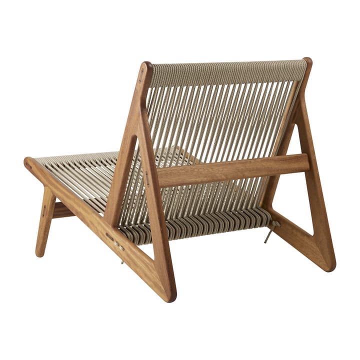 Sillón MR01 Initial outdoor lounge chair, Madera de iroko aceitada GUBI