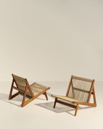 Sillón MR01 Initial outdoor lounge chair - Madera de iroko aceitada - GUBI