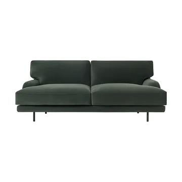 Sofá de 2 plazas Flaneur - Asator 0984-negro mate - GUBI