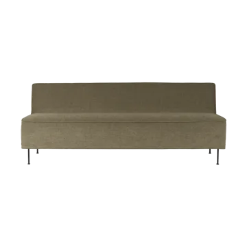 Sofá Modern Line 180x83x70 cm - Belsuede special FR 002-black - GUBI