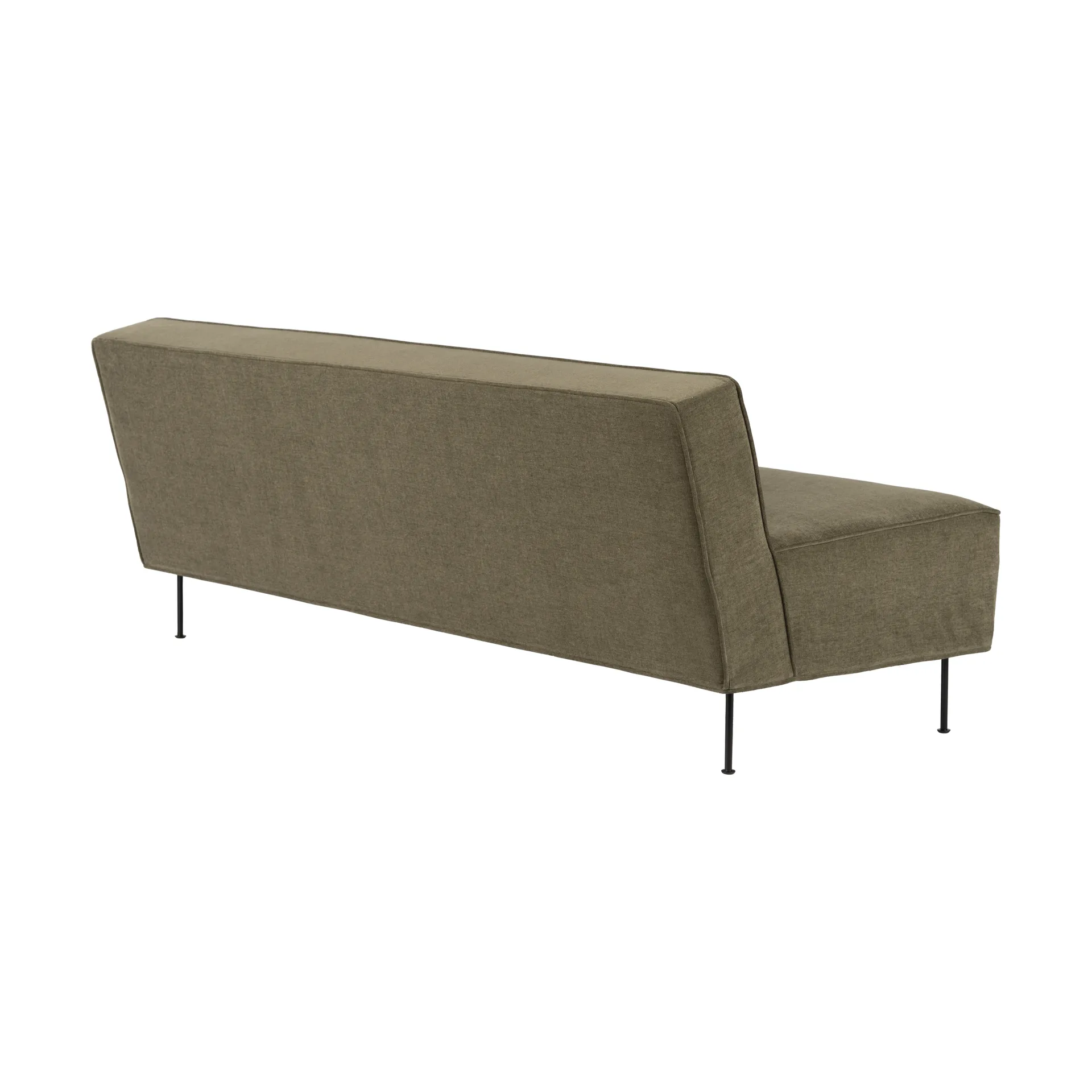 Sofá Modern Line 180x83x70 cm, Belsuede special FR 002-black GUBI