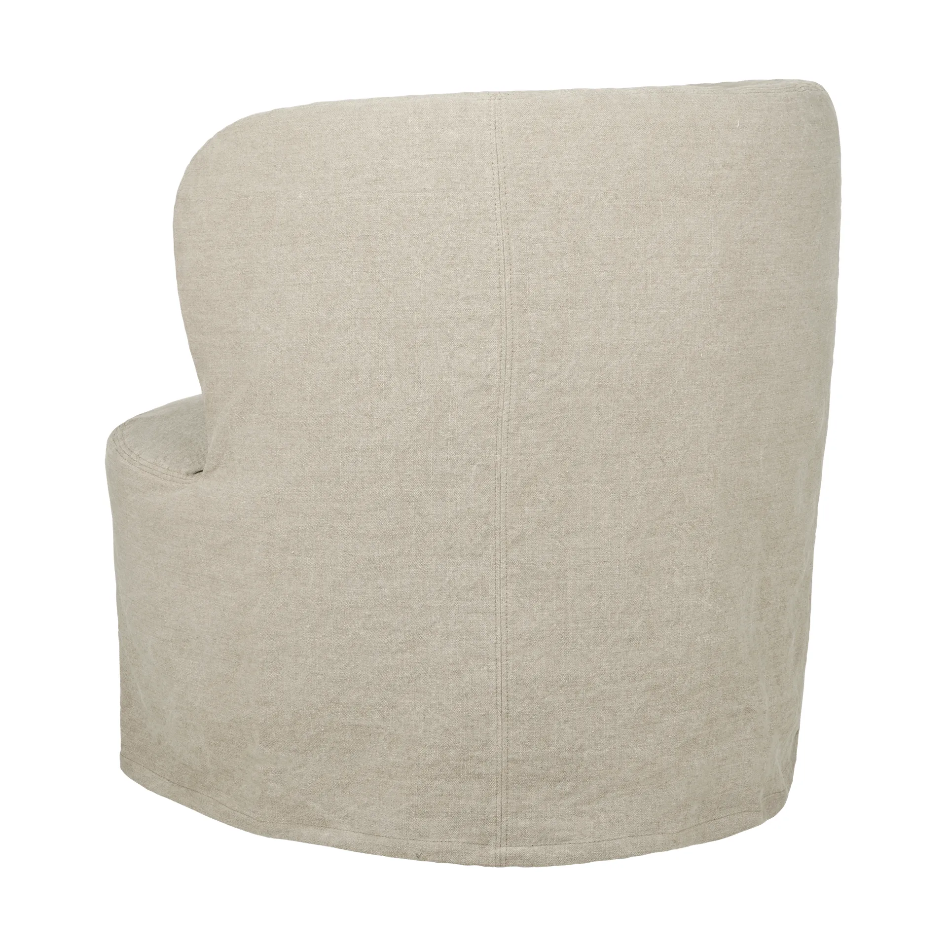 Stay Slipcover sillón lounge, Linen 0023, pequeño GUBI