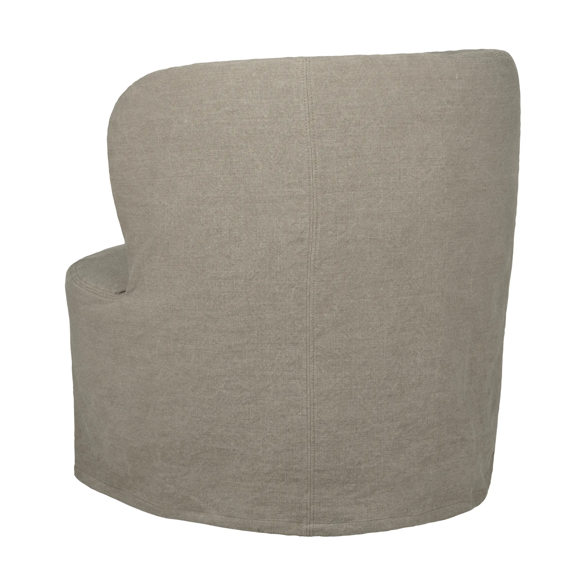 Stay Slipcover sillón lounge, Linen 0024, pequeño GUBI