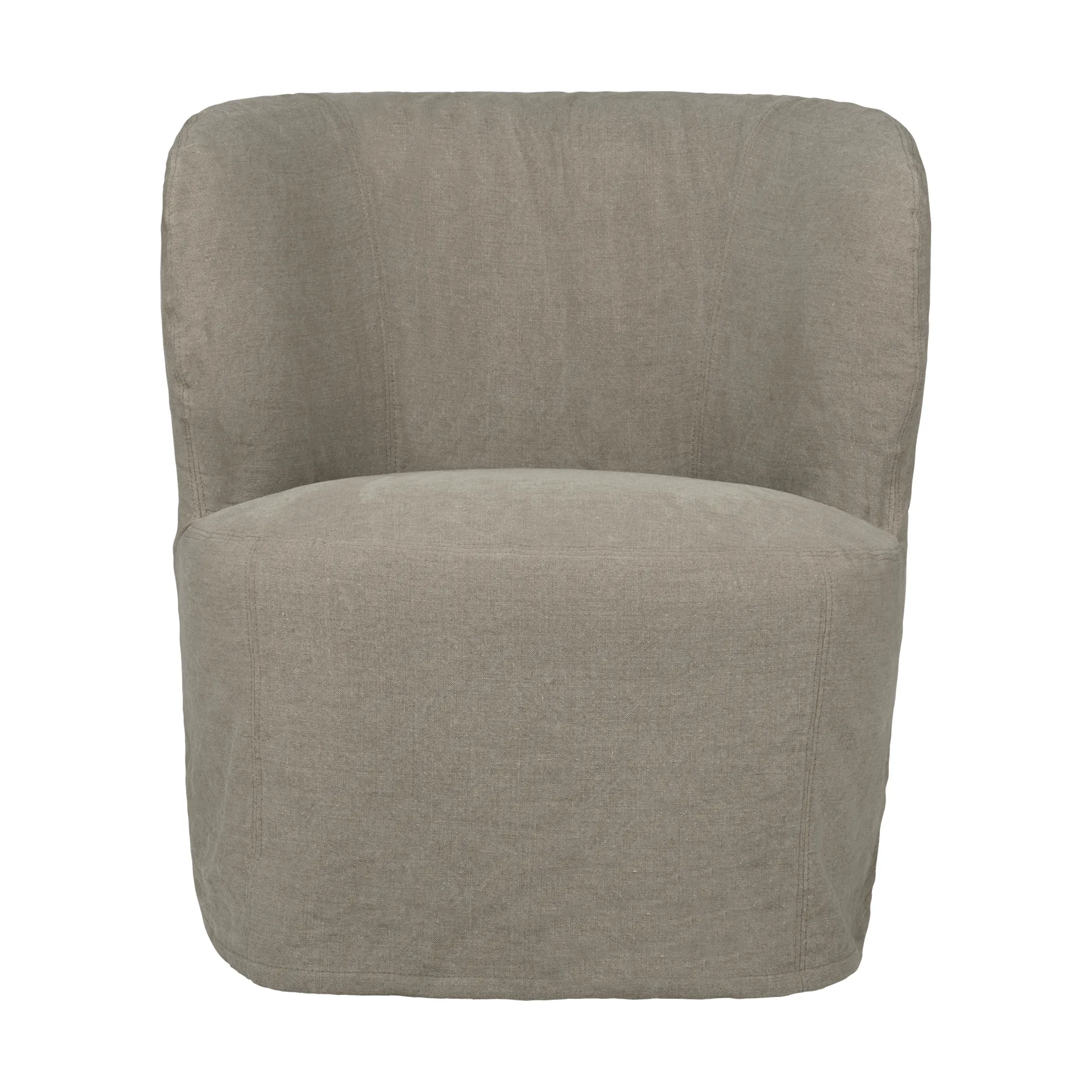 Stay Slipcover sillón lounge, Linen 0024, pequeño GUBI